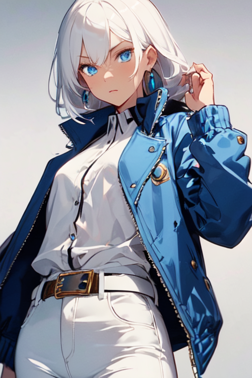 Лиза поправляет волосы